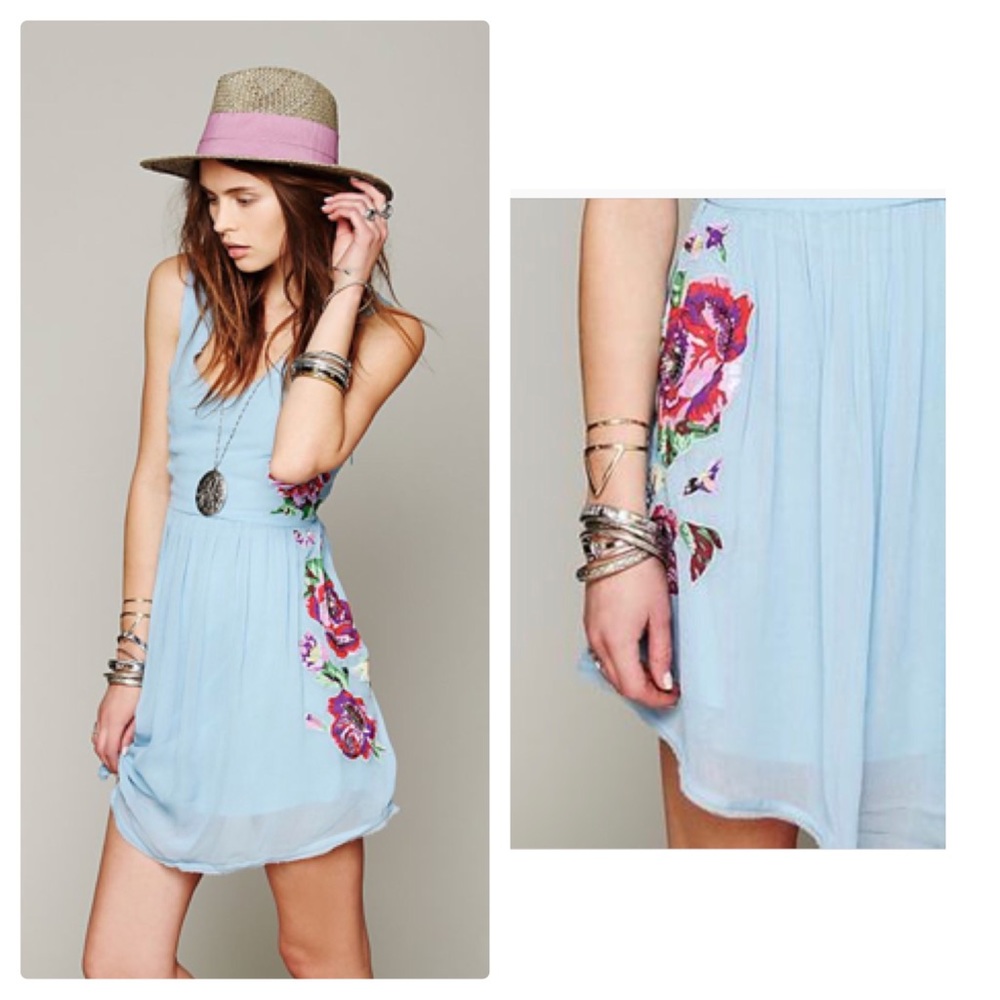 Free People RARE Falling Flowers Dress